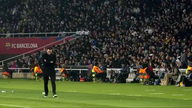 "Barca si, Laporta No", Así cantó Montjuic a la gestión del actual Presidente del Barcelona "Barca si, Laporta No", Así cantó Montjuic a la gestión del actual Presidente del Barcelona