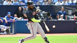 MLB: ¡Encendido! Marcell Ozuna igualó el liderato de este departamento