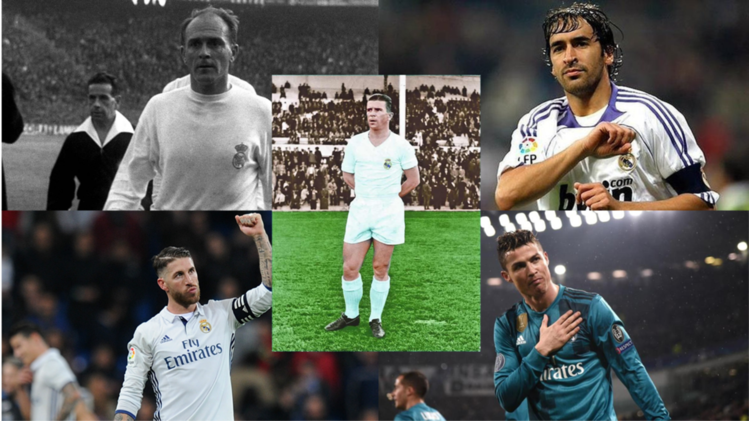 Puras leyendas! Tercer Tiempo revela su Top 10 Histórico del Real Madrid  (+Video)