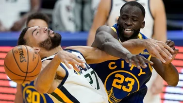 NBA: ¡Lo disfrutó! Draymond Green se burló de Rudy Gobert luego del triple de Luka Doncic (+Video)