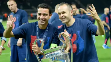 "Gracias por todo" El emotivo mensaje de Andrés Iniesta para Xavi Hernández "Gracias por todo" El emotivo mensaje de Andrés Iniesta para Xavi Hernández