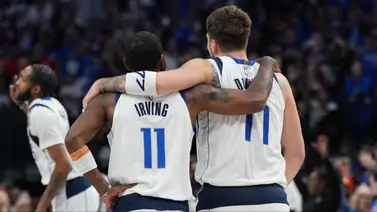 NBA: Luka Doncic y Kyrie Irving protagonizan el show anotador en la primera mitad del partido NBA: Luka Doncic y Kyrie Irving protagonizan el show anotador en la primera mitad del partido