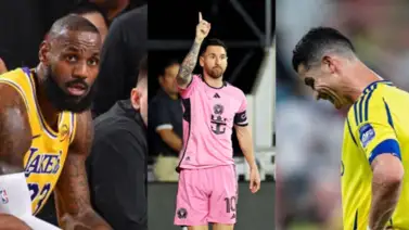 ¿El fin se acerca? Ronaldo Messi y LeBron caen eliminados el mismo día ¿El fin se acerca? Ronaldo Messi y LeBron caen eliminados el mismo día
