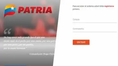 Sistema Patria Ingreso de Guerra Económica Sistema Patria Ingreso de Guerra Económica