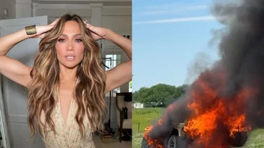 Jennifer López salva a su estilista de un feroz incendio 