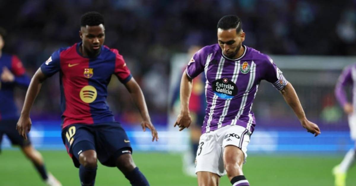 La Liga: El gol inédito de Real Valladolid ante el FC Barcelona (+dato)