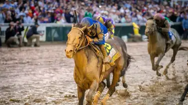 Esta fue la reacción de Sonny León tras el triunfo deslumbrante de Junior Alvarado en el Kentucky Derby Esta fue la reacción de Sonny León tras el triunfo deslumbrante de Junior Alvarado en el Kentucky Derby