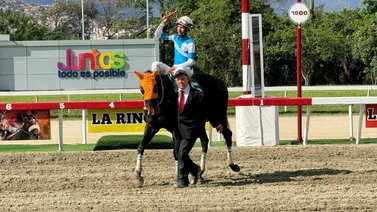 Aprendiz logra su primera victoria del año en su primera monta del 2025 en La Rinconada