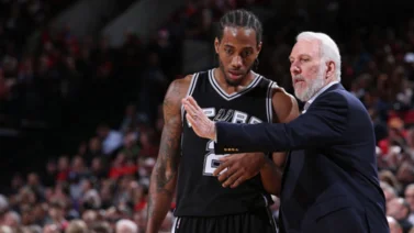 NBA: Kawhi Leonard se pronuncia sobre el retiro de Greg Popovich del banquillo de los Spurs