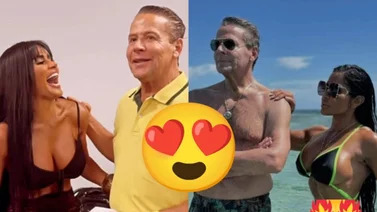 Maripily Rivera le da tremendo beso de amor a Alfredo Adame ¡leoncito! 