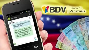 Pago Móvil del Banco de Venezuela sms