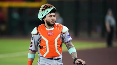 MLB: Francisco Álvarez se exigió al máximo para sacar un out clave junto a Lindor (+Video)