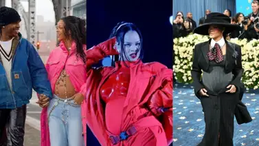 De enero 2022 a la Met Gala 2025: así reveló Rihanna sus embarazos De enero 2022 a la Met Gala 2025: así reveló Rihanna sus embarazos