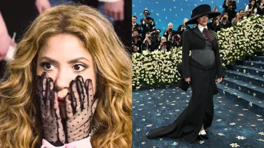 ¡Oosp! Shakira reveló antes la noticia del embarazo de Rihanna en la Met Gala 
