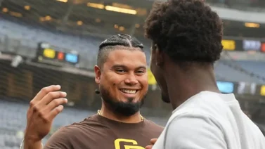 MLB: Luis Arráez recibe un gran regalo de Jazz Chisholm Jr. (+Video)