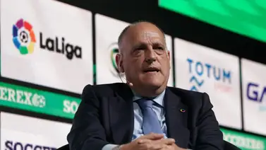 Javier Tebas vuelve a arremeter contra el Real Madrid por esta razón Javier Tebas vuelve a arremeter contra el Real Madrid por esta razón