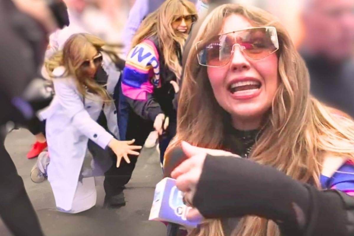 El viral tropiezo de una reportera de Univisión frente a Thalía (+Video)