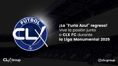 ¡La “Furia Azul” regresa! Vive la pasión junto a CLX FC durante la Liga Monumental 2025 ¡La “Furia Azul” regresa! Vive la pasión junto a CLX FC durante la Liga Monumental 2025