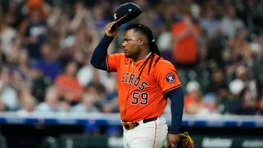 MLB: Framber Valdez agradece confianza Astros lanzando una joya de pitcheo