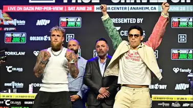 ¿Insultó a su padre? Jake Paul ofende a Julio César Chávez Jr en primer careo (+video) ¿Insultó a su padre? Jake Paul ofende a Julio César Chávez Jr en primer careo (+video)