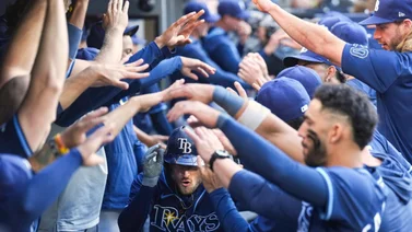 MLB: Pelotero de los Rays sorprende con un batazo inesperado 