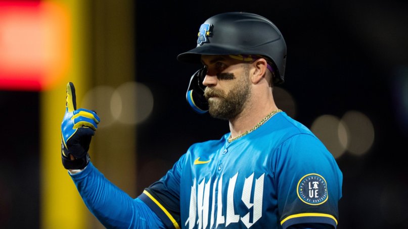 MLB: Bryce Harper imprime su nombre en un listado histórico de leyendas