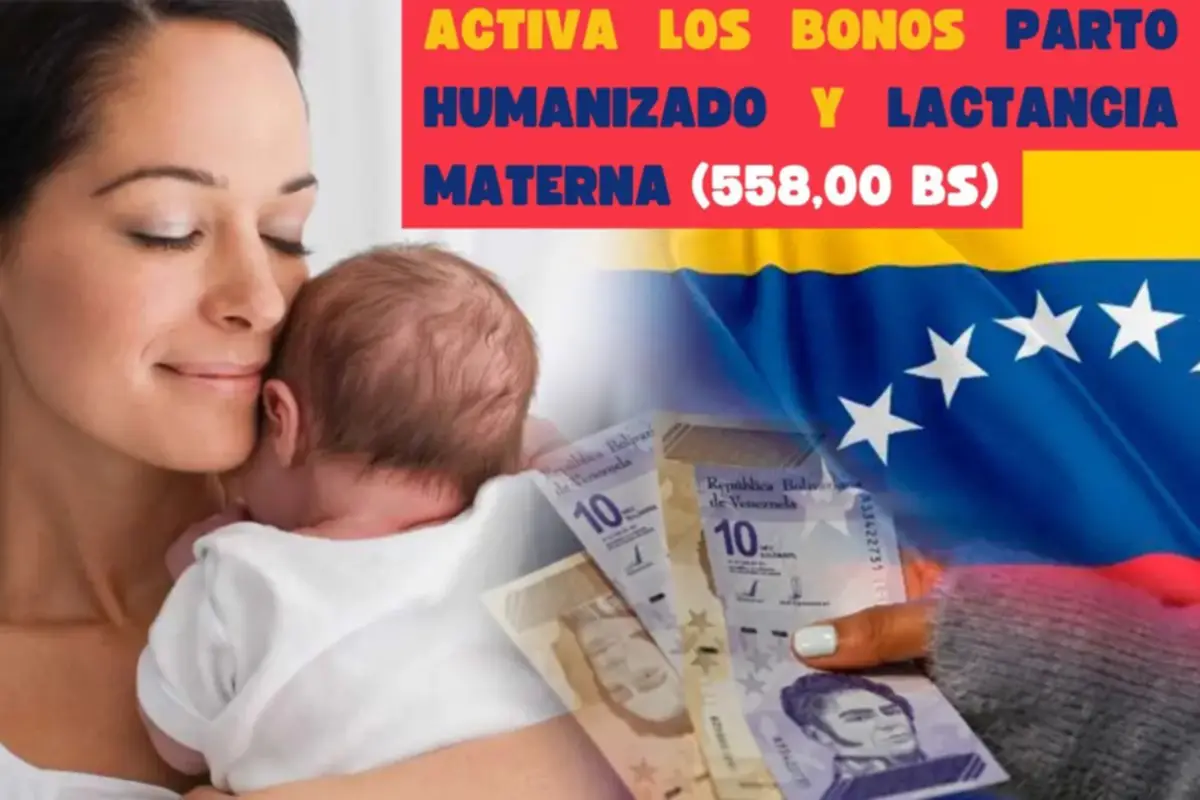 ACTIVA LOS BONOS PARTO HUMANIZADO Y LACTANCIA MATERNA (558,00 BS)