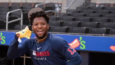 MLB: ¡Abusador! Ronald Acuña regresa con jonrón al primer pitcheo (+video)