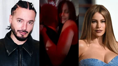 Sofía Vergara y J Balvin fueron pillados bailando muy pegaditos 