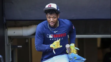 MLB: Ronald Acuña Jr. mostró su brazo ante los Padres de San Diego 