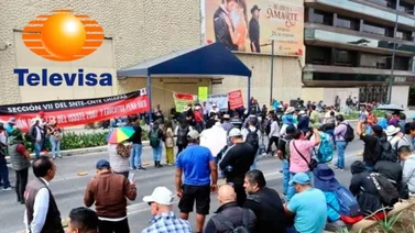 Protestantes evitan el ingreso a Televisa de esta actriz mexicana