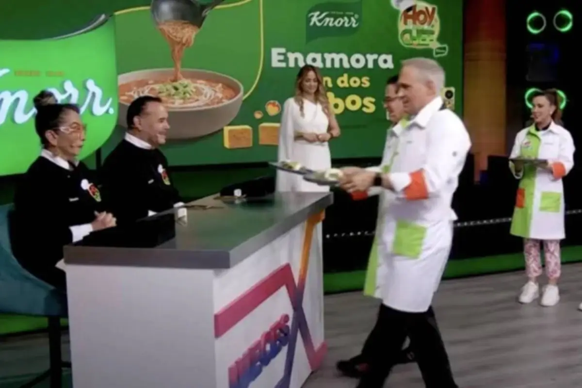 Actor mexicano sufre accidente durante la transmisión de un programa