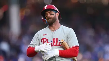 MLB: Bryce Harper recibe fuerte pelotazo que lo saca del juego ante Atlanta (+Video) MLB: Bryce Harper recibe fuerte pelotazo que lo saca del juego ante Atlanta (+Video)