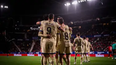LaLiga: Barcelona gana en Pamplona y queda a tiro de ser campeón LaLiga: Barcelona gana en Pamplona y queda a tiro de ser campeón