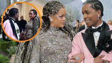 Rihanna y A$AP Rocky desatan “conflicto” en la Met Gala Rihanna y A$AP Rocky desatan “conflicto” en la Met Gala