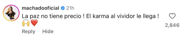 Alicia Machado arremete en contra de expareja de conductora de Telemundo