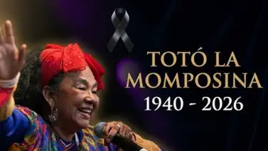 Muere la cantante Totó "La Momposina" a los 85 años ¡Paz a su alma! Muere la cantante Totó "La Momposina" a los 85 años ¡Paz a su alma!