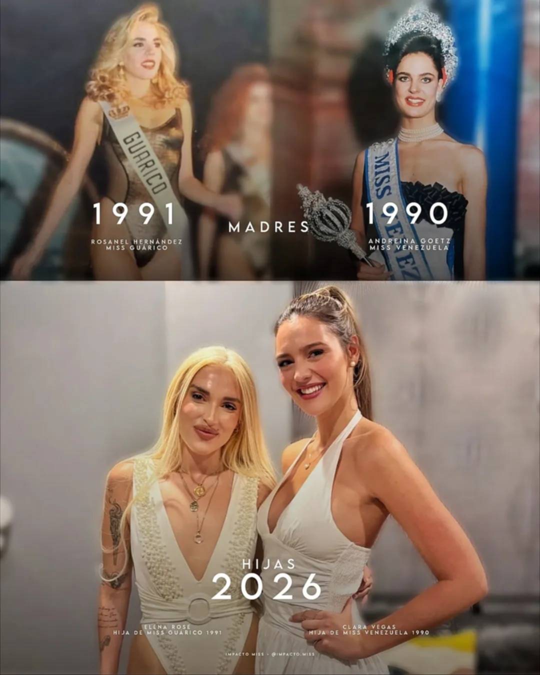 Clara Vegas y Elena Rose: la conexión que viene de las coronas