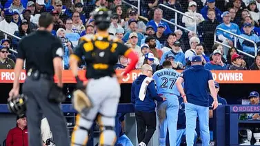 Susto para Toronto: Vladímir Guerrero Jr. esquiva una fractura tras pelotazo Susto para Toronto: Vladímir Guerrero Jr. esquiva una fractura tras pelotazo