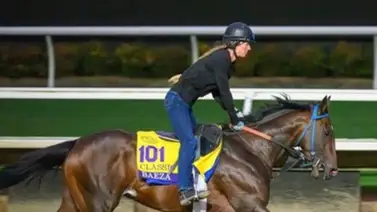 Baeza realizó su ejercicio esta mañana con miras al Stephen Foster Stakes (G1) Baeza realizó su ejercicio esta mañana con miras al Stephen Foster Stakes (G1)