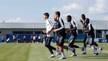 Francia empieza a preparar la final, con los titulares al margen Francia empieza a preparar la final, con los titulares al margen
