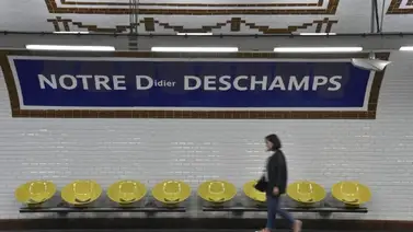 El metro parisino rebautiza seis estaciones en honor a los "Bleus" El metro parisino rebautiza seis estaciones en honor a los "Bleus"