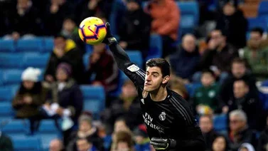 Le lanzaron ratas a Courtois en el Metropolitano (+Foto)