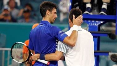 Bautista Agut eliminó a Djokovic en cuarta ronda de Miami