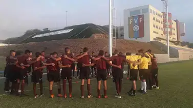 La Vinotinto sub-15 ya se encuentra trabajando en Margarita La Vinotinto sub-15 ya se encuentra trabajando en Margarita