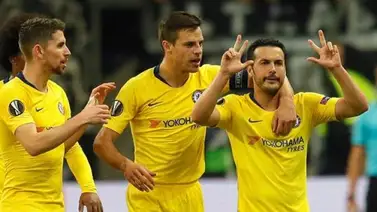 Pedro le dio un empate valioso al Chelsea en Fráncfort Pedro le dio un empate valioso al Chelsea en Fráncfort