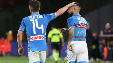 Insigne certifica el segundo puesto del Nápoles Insigne certifica el segundo puesto del Nápoles