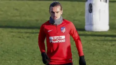 Griezmann, uno más en el entrenamiento del Griezmann, uno más en el entrenamiento del