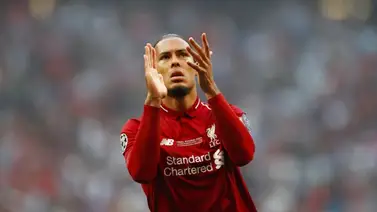 Van Dijk, elegido como el mejor jugador de la final Van Dijk, elegido como el mejor jugador de la final