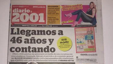 El Diario 2001 celebra sus 46 años